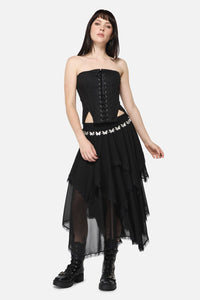 Black Friday - Butterfly Hip Waist Chain - silver