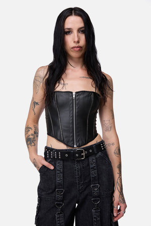 Black Friday - Simple Stud Belt - black