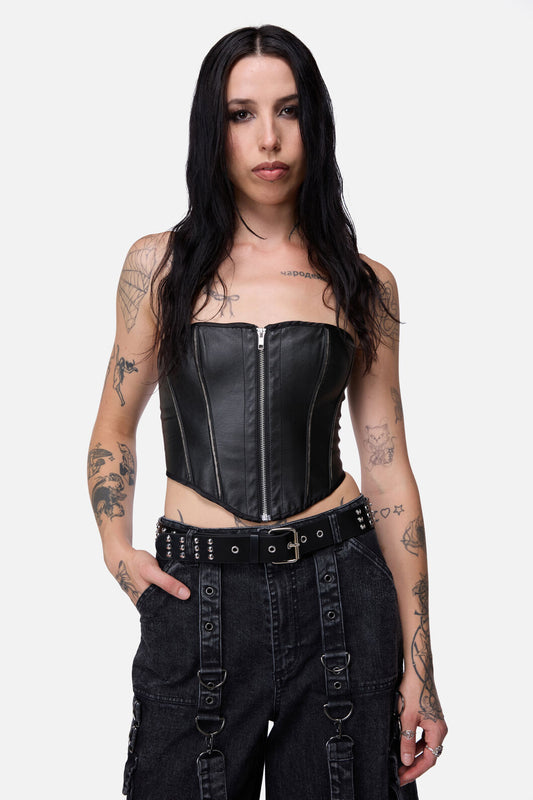 Black Friday - Simple Stud Belt - black