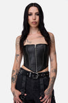 Black Friday - Star Eyelet Belt - black