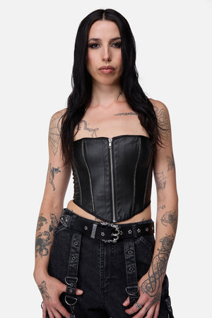 Black Friday - Star Eyelet Belt - black