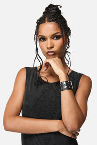 Black Friday - Double Star Cuff - black