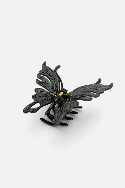 Black Friday - Black Butterfly Claw Clip - black