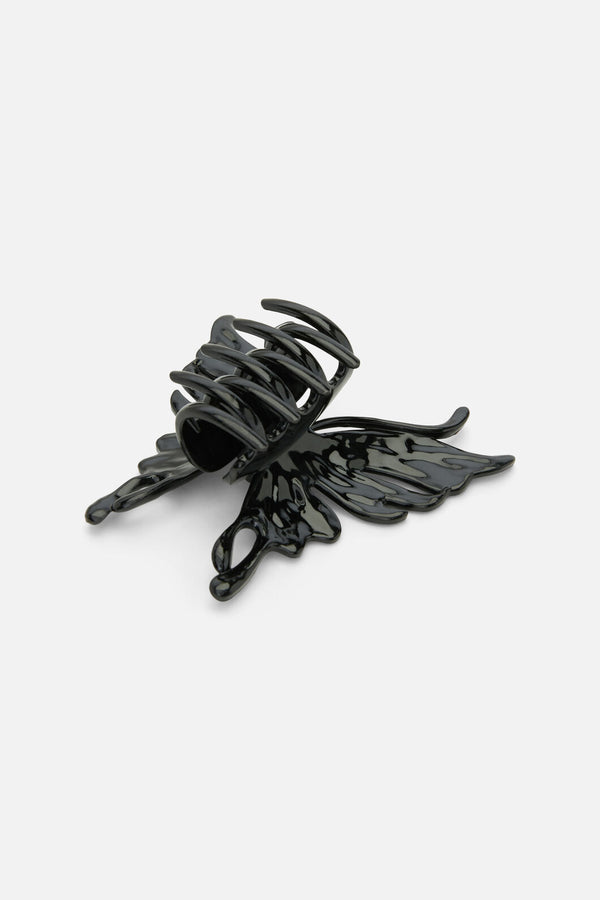 Black Friday - Black Butterfly Claw Clip - black