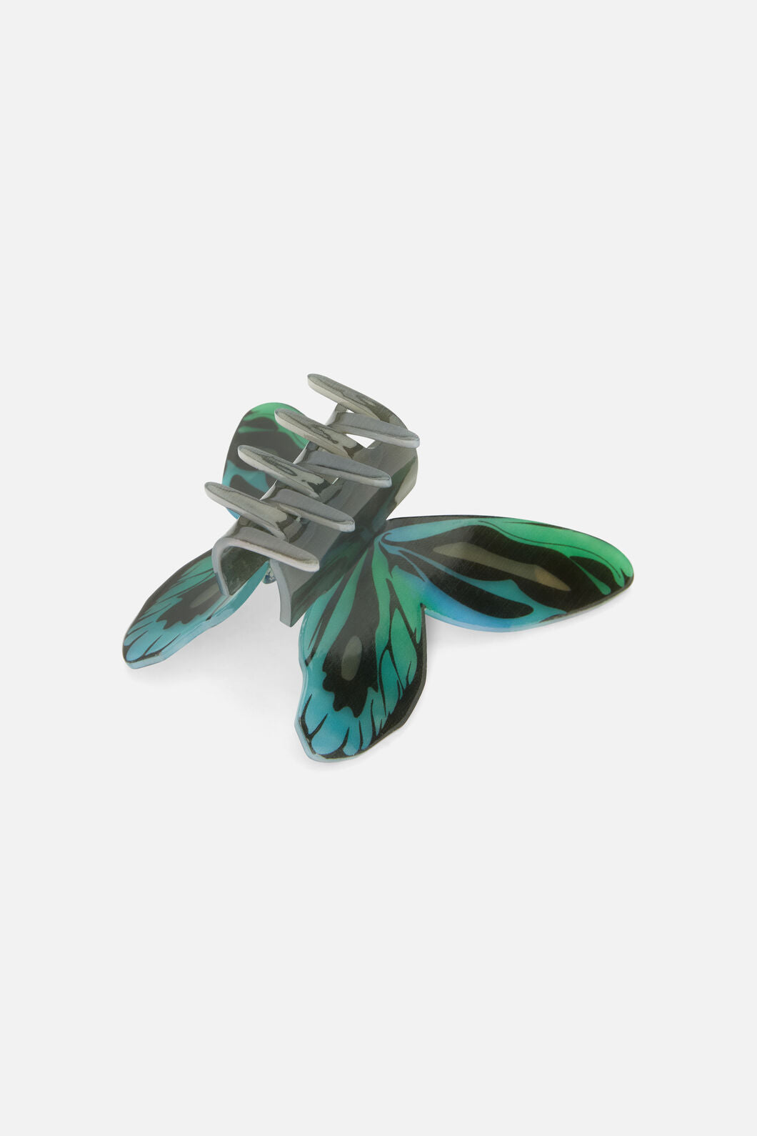 Black Friday - Butterfly Claw Clip - teal-black