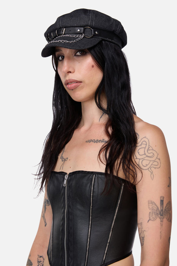 Black Friday - Denim Slouch Cap - black