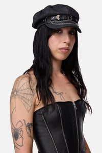 Black Friday - Denim Slouch Cap - black