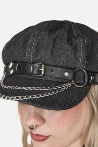 Black Friday - Denim Slouch Cap - black