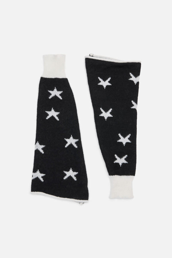 Black Friday - Black Stars Leg Warmers - black