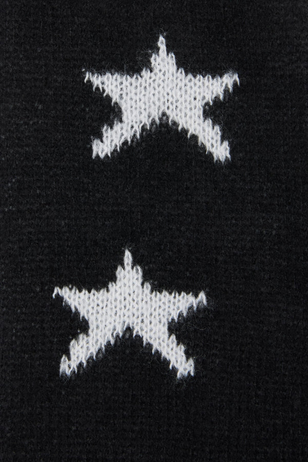 Black Friday - Black Stars Leg Warmers - black