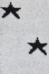Black Friday - White Stars Leg Warmers - white