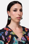 Black Friday - Night Moth Earrings - black