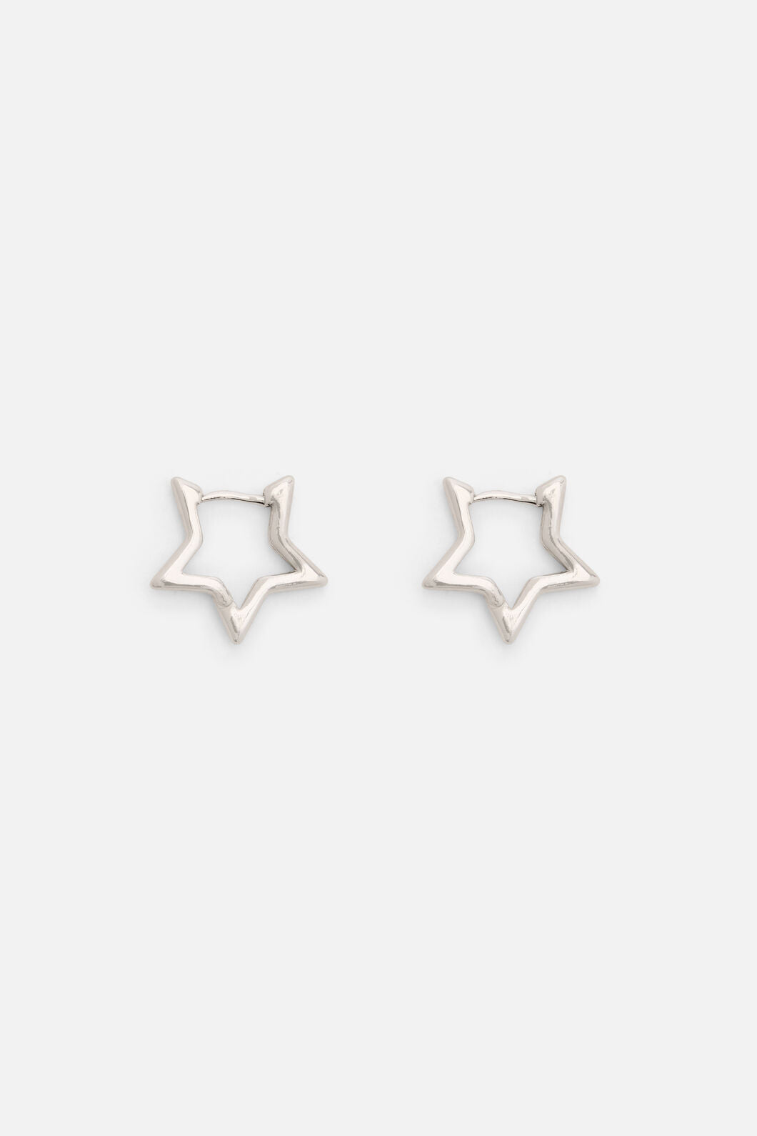 Black Friday - Star Hug Earrings - silver