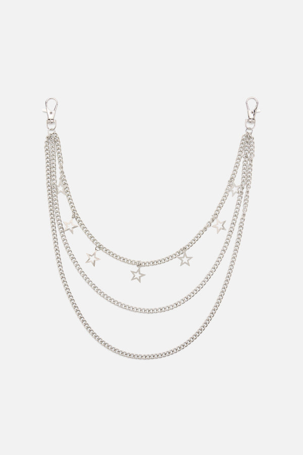 Black Friday - Star Jean Chain - silver
