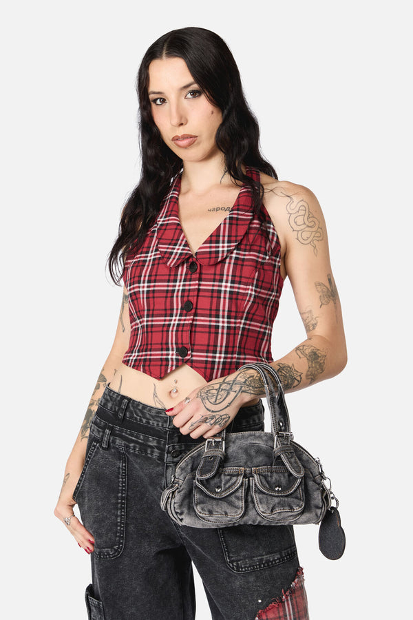 Black Friday - Black Denim Bag - black
