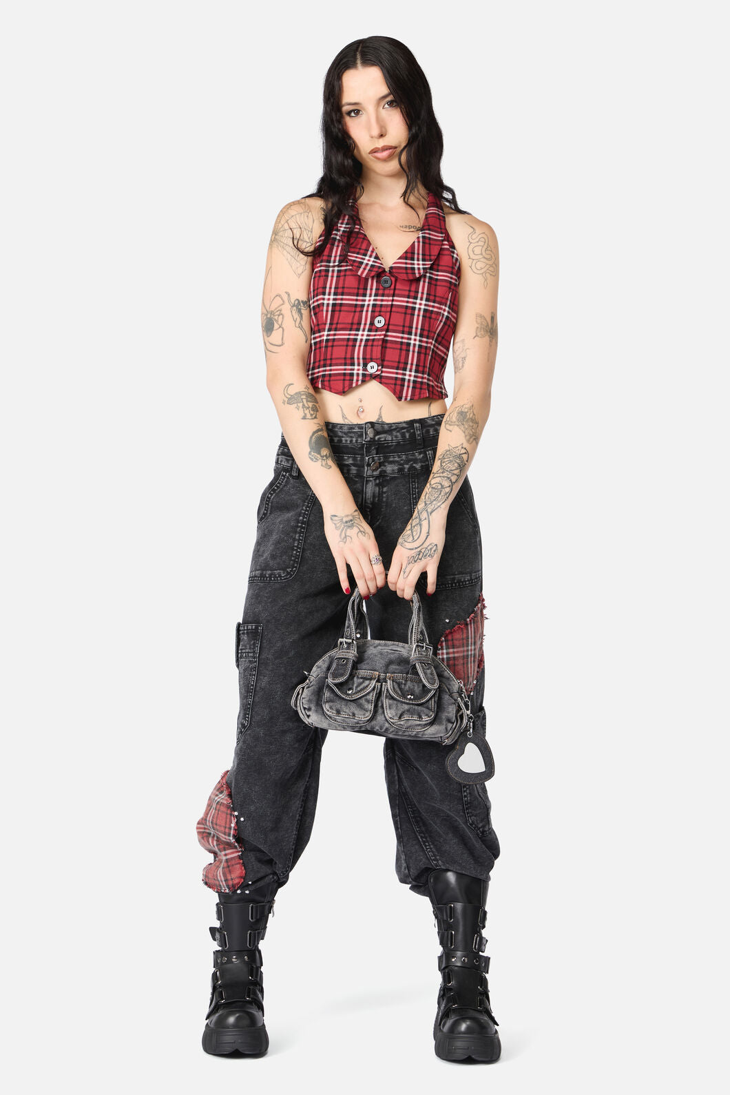 Black Friday - Black Denim Bag - black
