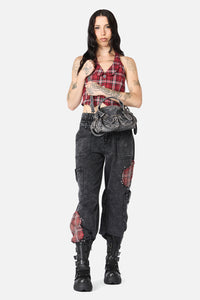 Black Friday - Black Denim Bag - black