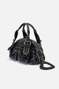 Black Friday - Black Denim Bag - black