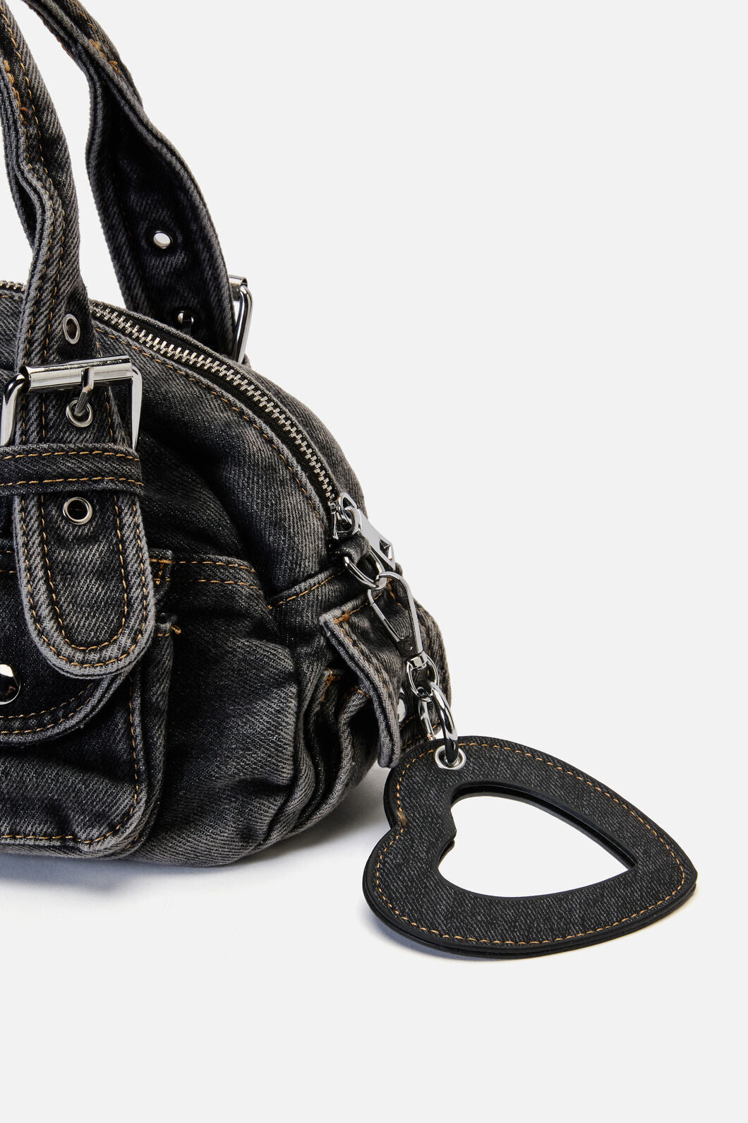 Black Friday - Black Denim Bag - black