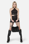 Black Friday - Fluffy Eyelet Bag - black