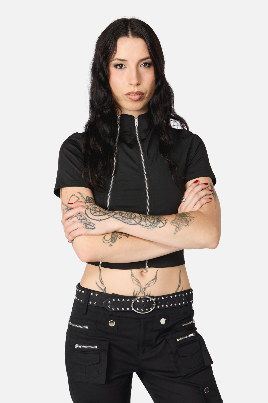 Black Friday - Simple Stud Belt - black