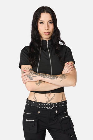 Black Friday - Simple Stud Belt - black