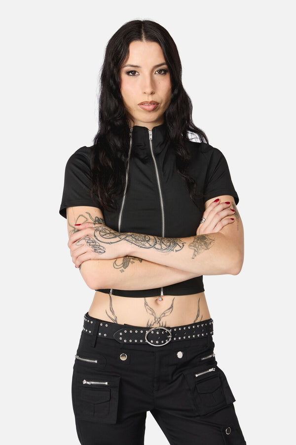 Black Friday - Simple Stud Belt - black