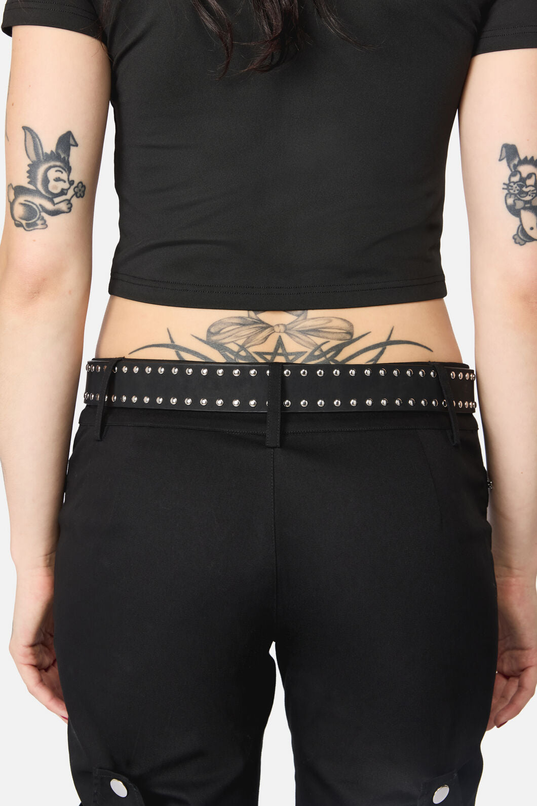Black Friday - Simple Stud Belt - black