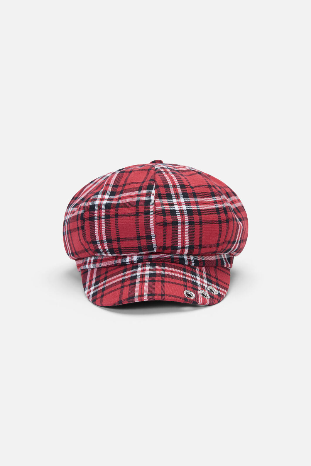 Black Friday - Louve Tartan Slouch Cap - red