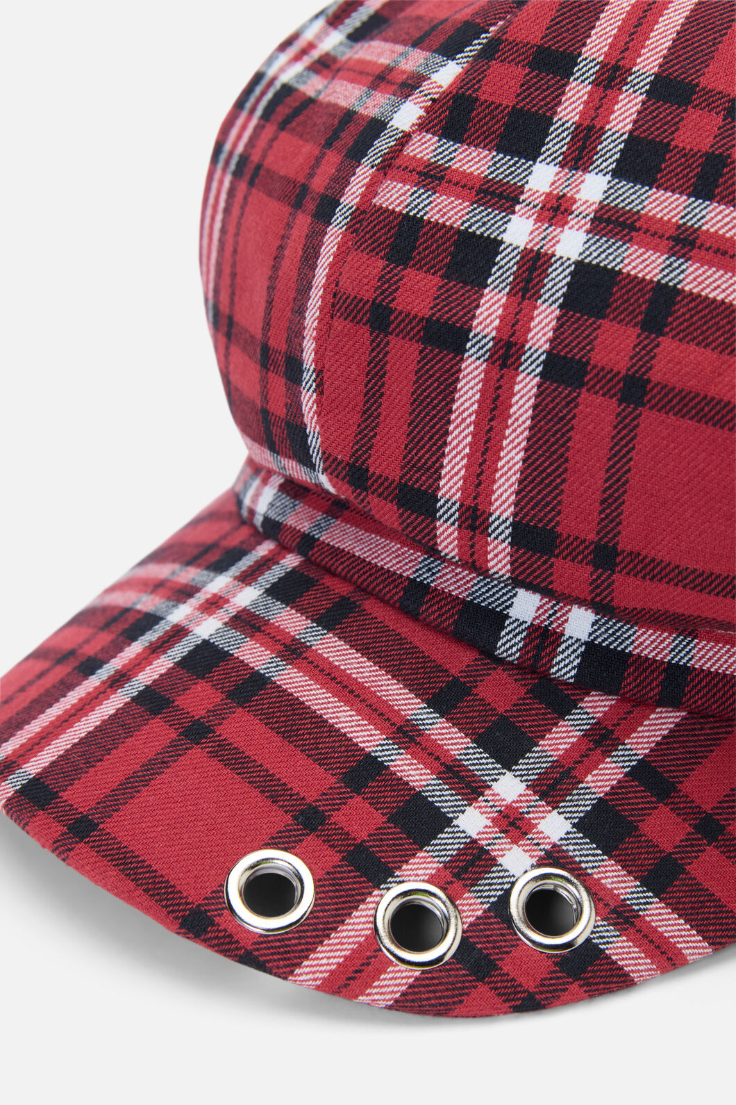 Black Friday - Louve Tartan Slouch Cap - red