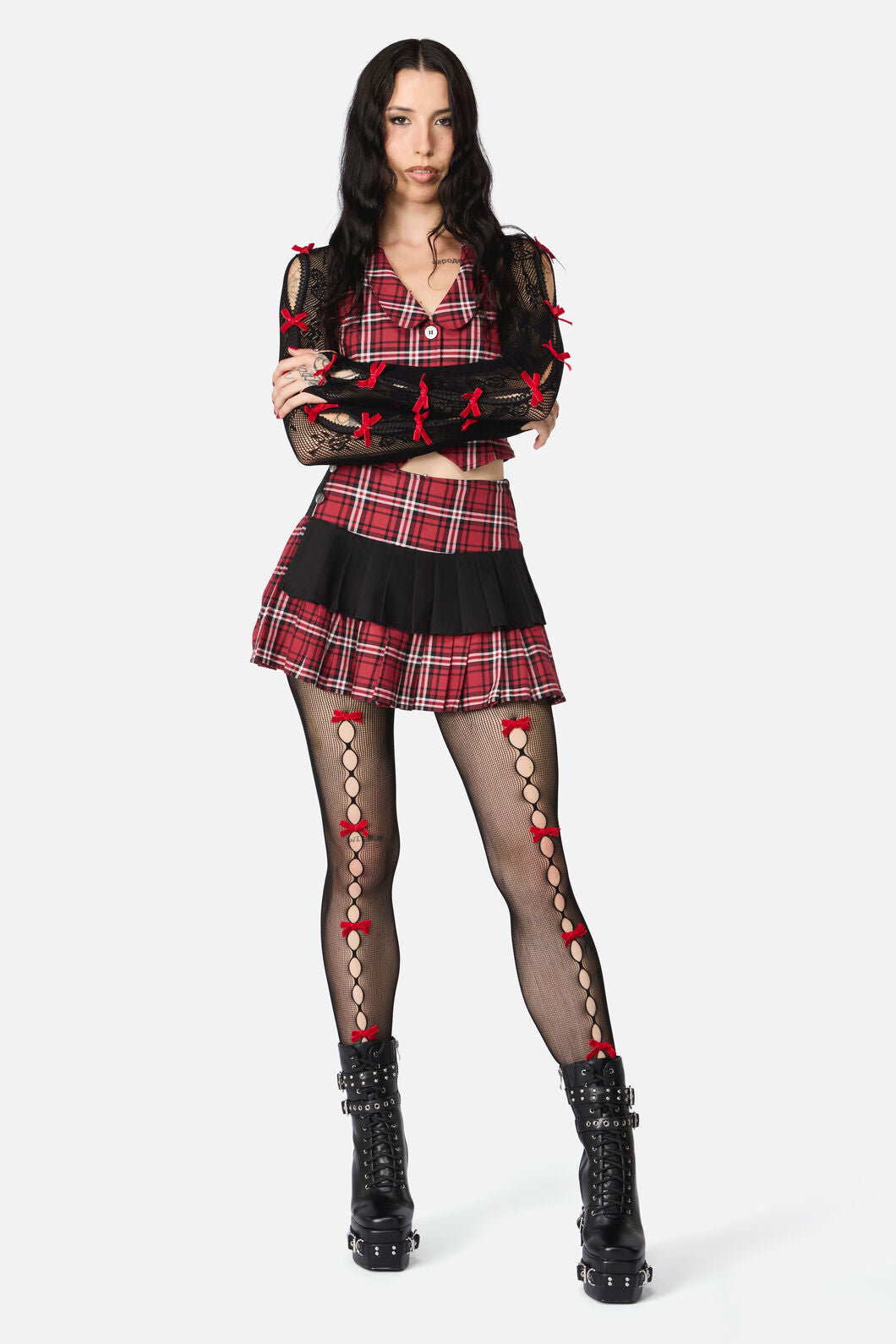 Black Friday - Black Sweet Bow Tights - black