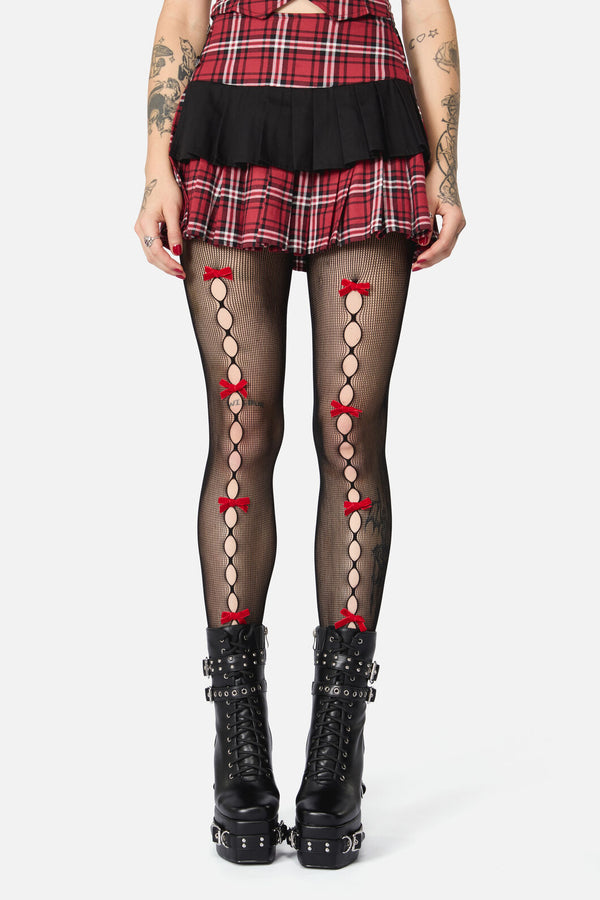 Black Friday - Black Sweet Bow Tights - black