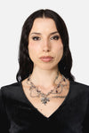 Black Friday - Goth Necklace - silver