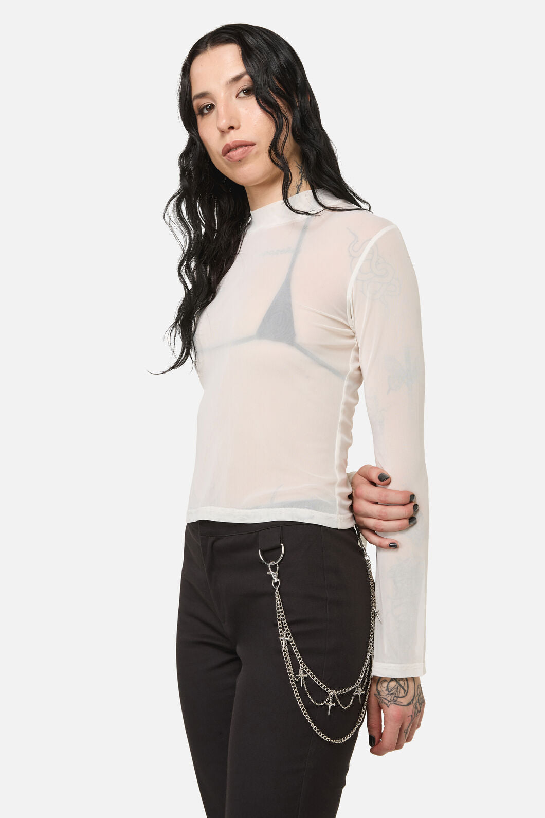 Black Friday - On The Stake Pant Chain - silver
