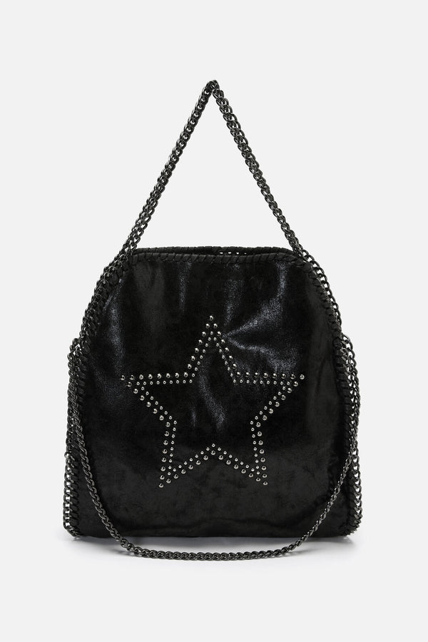 Black Friday - Star & Chain Slouch Bag - black