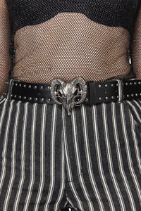 Black Friday - Gothic Ram Belt - black
