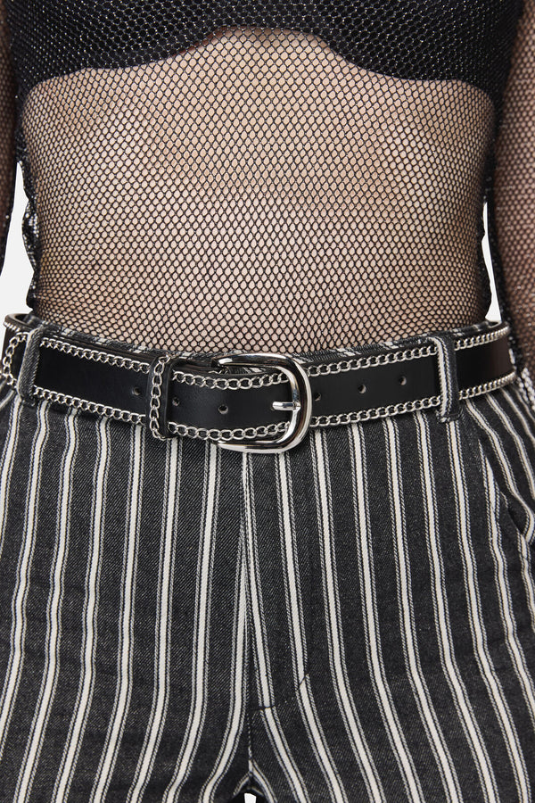 Black Friday - Chain Trim Belt - black