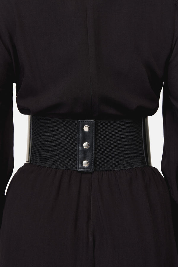 Black Friday - Side Ringed Corset Belt - black
