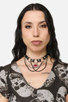 Black Friday - Mix Charm Choker - black