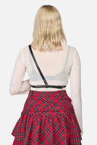 Black Friday - One Shoulder Large Ring Harness - black