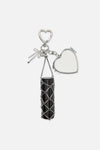 Black Friday - Bag Charm Lipstick Holder - silver
