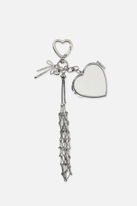 Black Friday - Bag Charm Lipstick Holder - silver