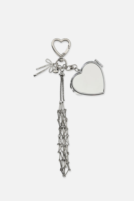 Black Friday - Bag Charm Lipstick Holder - silver