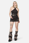 Black Friday - Strappy Leopard Leg Warmers - leopard