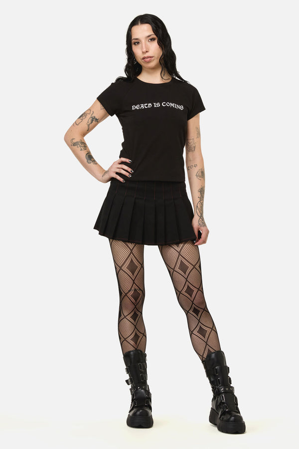 Black Friday - Diamond Mesh Tights - black