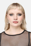 Black Friday - Night Skull Earrings - silver