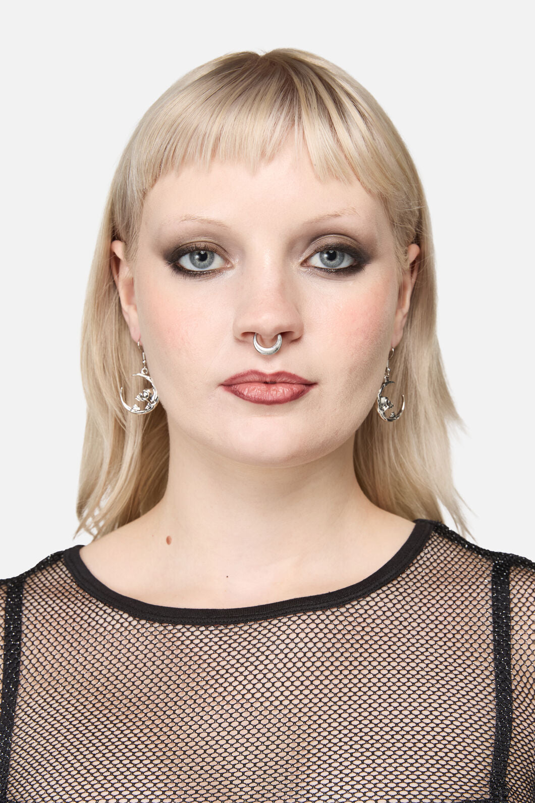 Black Friday - Night Skull Earrings - silver