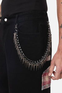 Black Friday - Statement Pant Chain - gunmetal