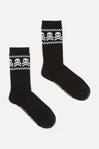 Black Friday - Bonez Goth Socks - black