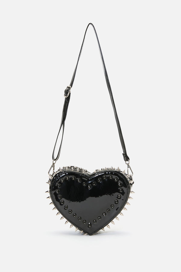 Black Friday - Spiked Heart Two Way Bag - black